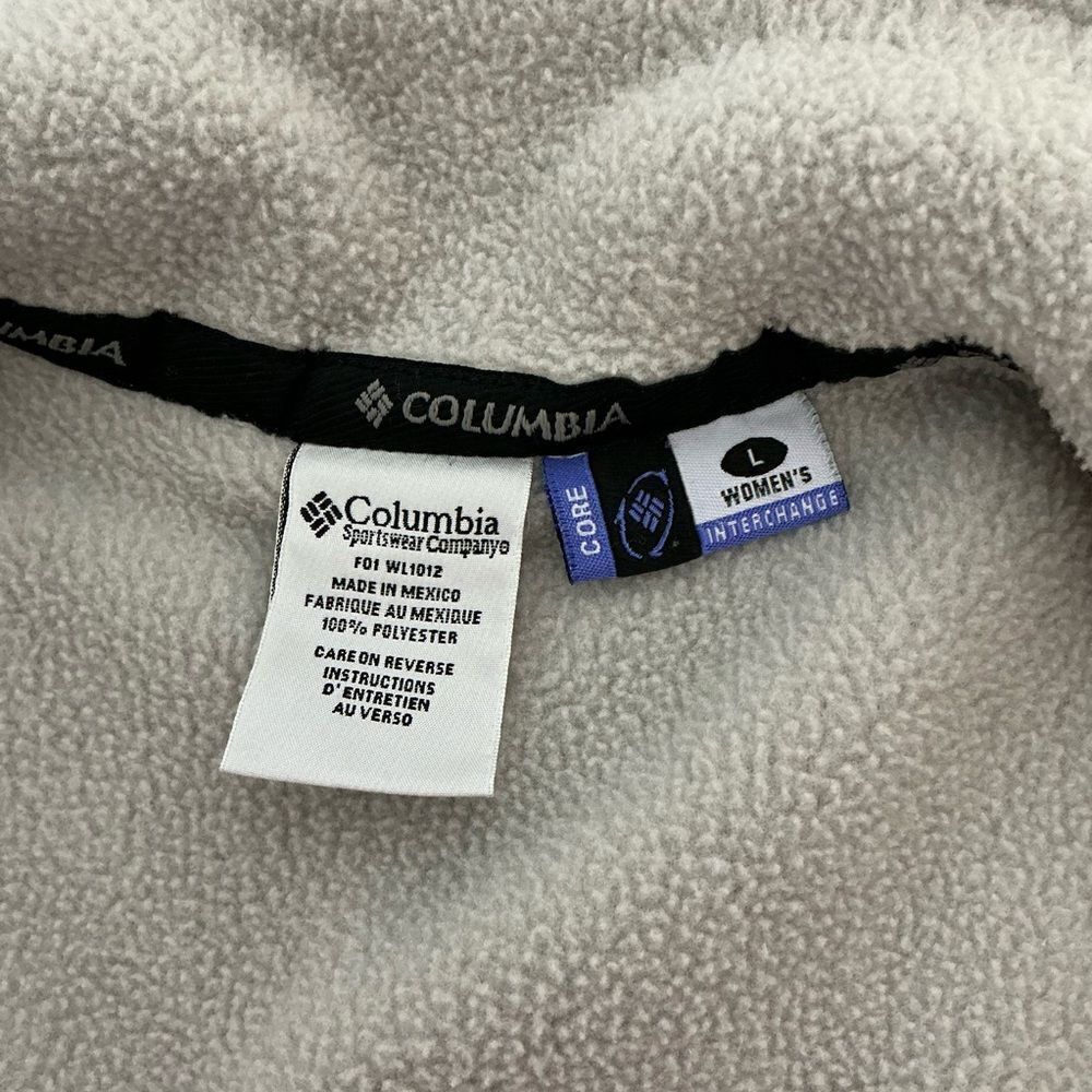 Columbia Women's Core Interchange Fleece -cream size L - Picture 5 of 8